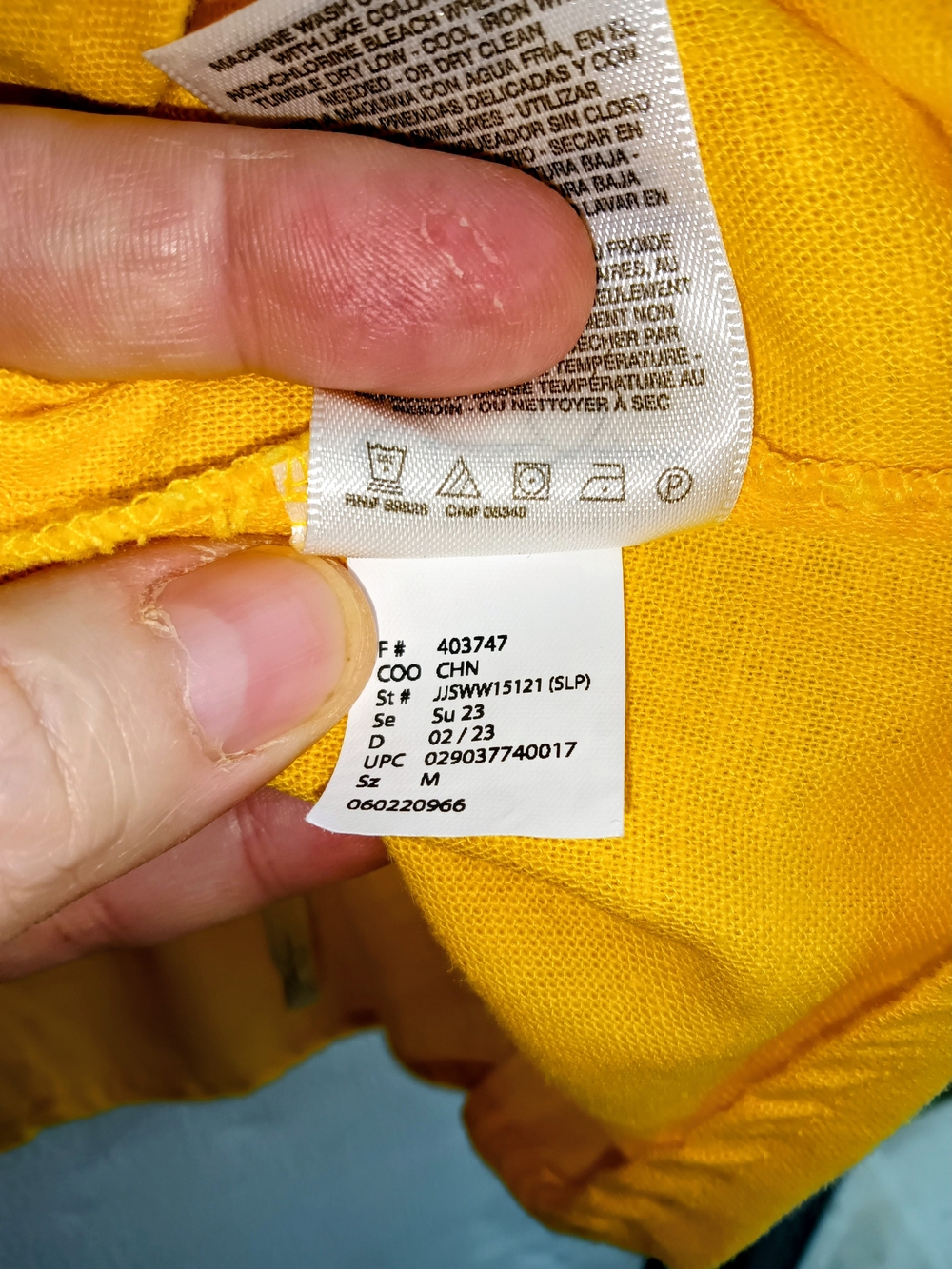 Jessica Simpson Yellow Knit Cut-Out Camisole Blouse Split Neck Sleeveless M - Picture 9 of 9